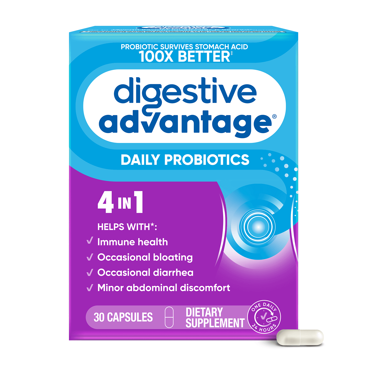 Digestive Advantage Daily Probiotics Supplement Schiff Vitamins