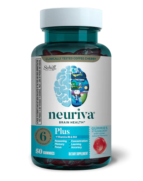 Neuriva Brain Health Strawberry Plus Gummies
