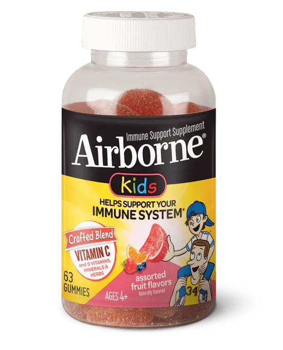 Kids Assorted Fruit Flavored Immune Support Gummies