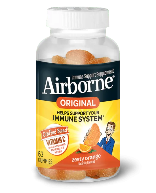 Zesty Orange Immune Support Gummies