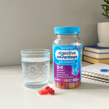 A picture of Digestive Advantage Probiotic Gummies bottle