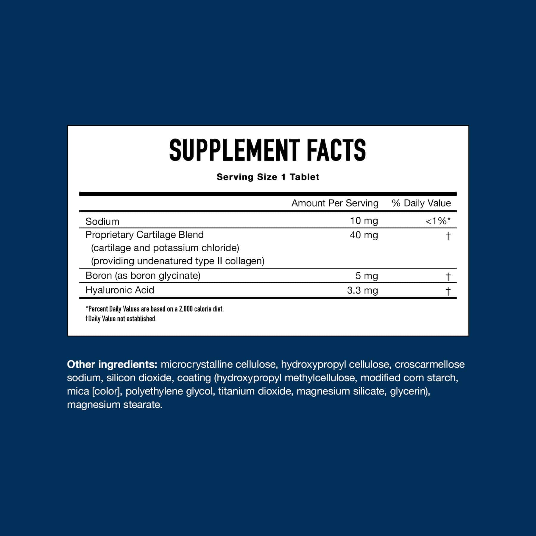 Schiff Vitamins MoveFree supplement facts