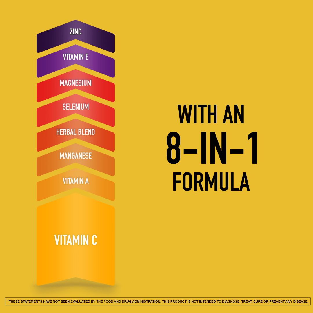 Airborne Immune Essentials has an 8in1 formula 
