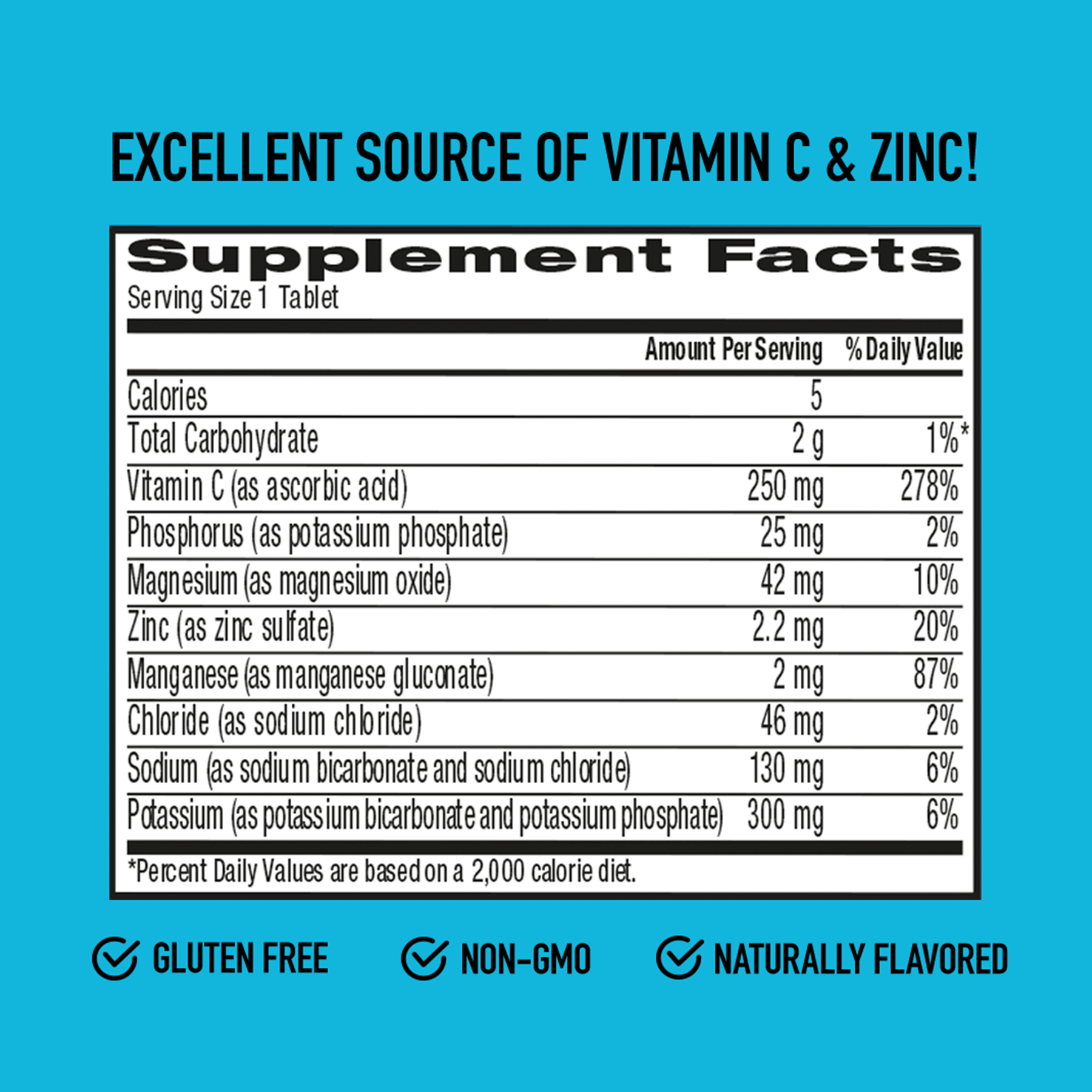 Airborne Immune Support Supplement Facts
