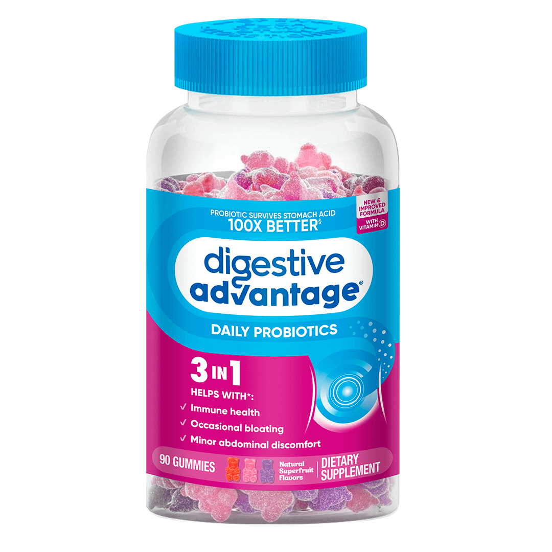 Digestive Advantage Probiotic 90 Gummies packshot