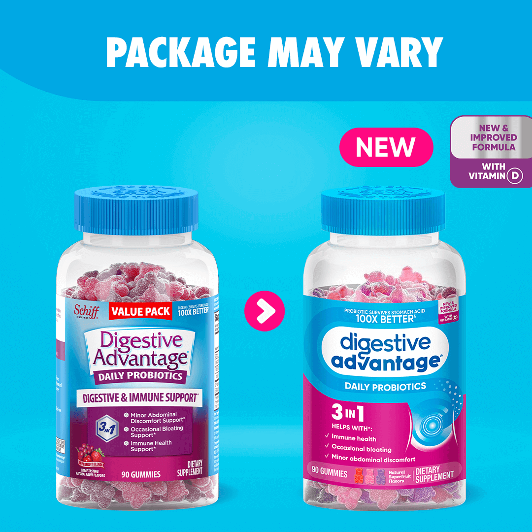 Digestive Advantage Probiotic Gummies new bottle