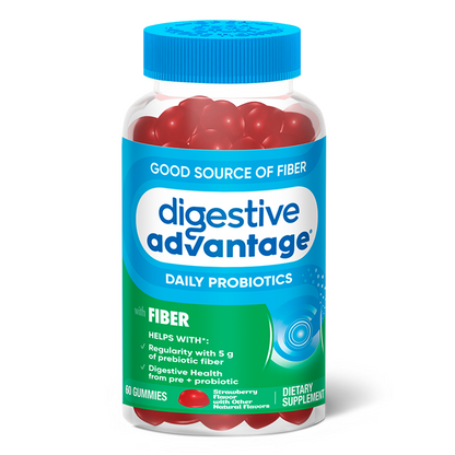 DIGESTIVE ADVANTAGE® Daily Probiotics with Fiber - Gummies