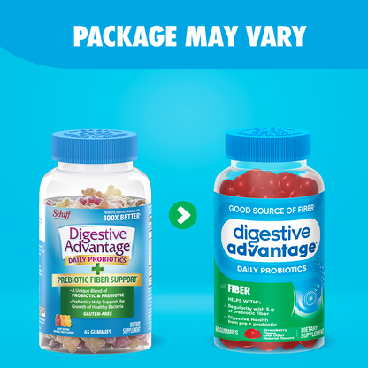 DIGESTIVE ADVANTAGE® Daily Probiotics with Fiber - Gummies