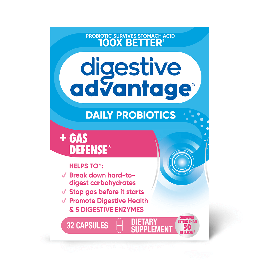 Digestive Advantage Gas Defense + Daily Probiotic