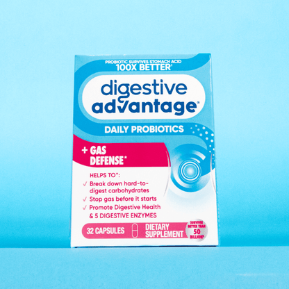 Digestive Advantage Gas Defense + Daily Probiotic packshot