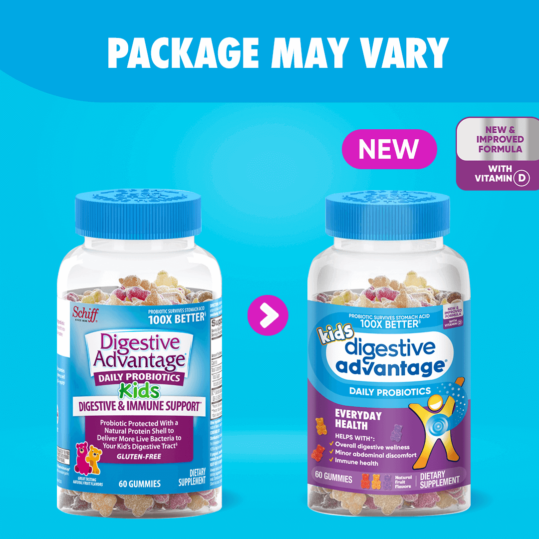 Digestive Advantage KIDS Daily Probiotic Gummies new pack