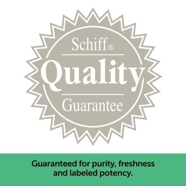 Schiff Quality Guarantee label 