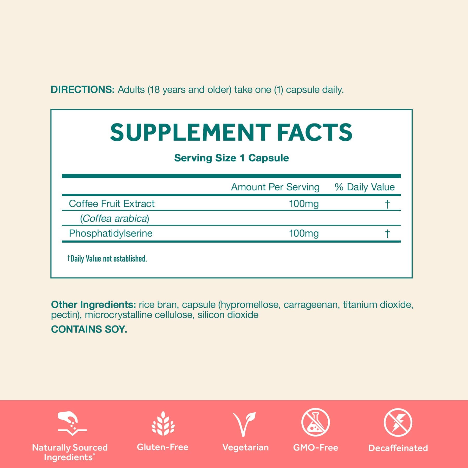 Neuriva Original, Brain Health Supplement with Coffee Cherry Extract & Phosphatidylserine