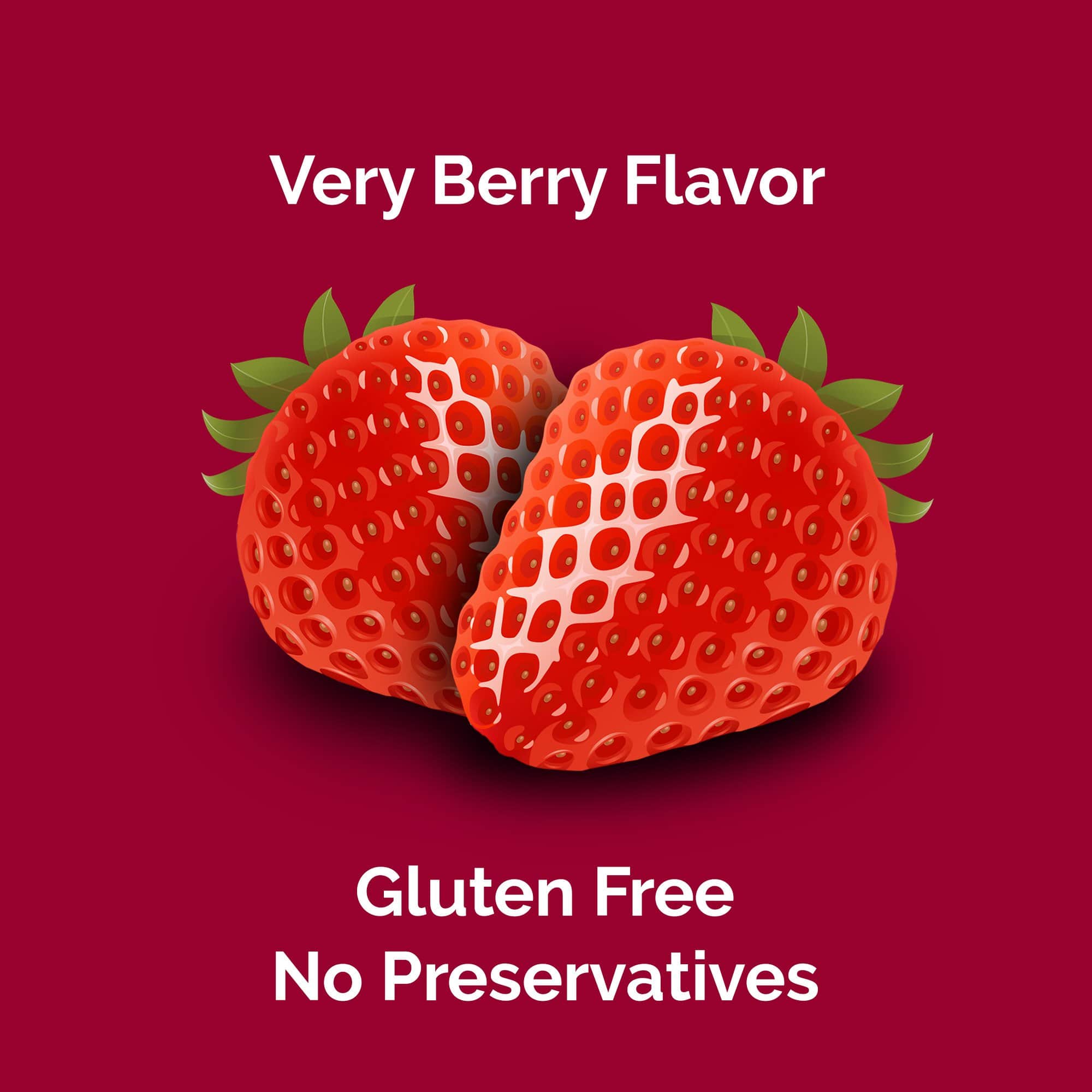 Gluten-Free strawberries with no preservatives