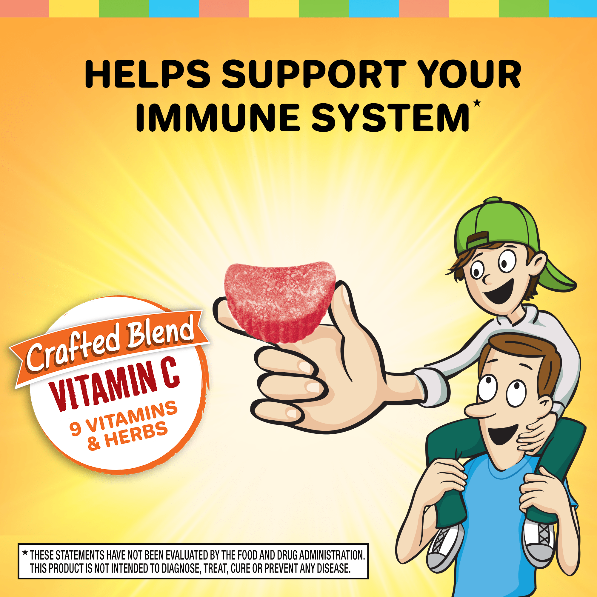 Crafted Blend Vitamin C supports your immune system 