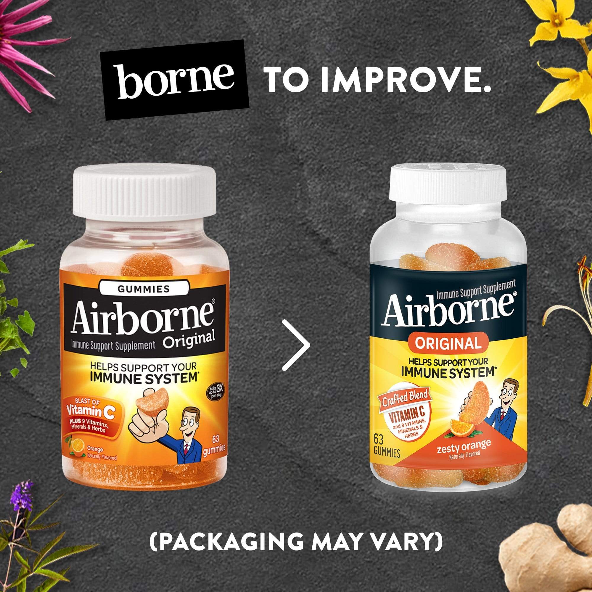 New Look Airborne Original Crafted Blend of Vitamin C gummies