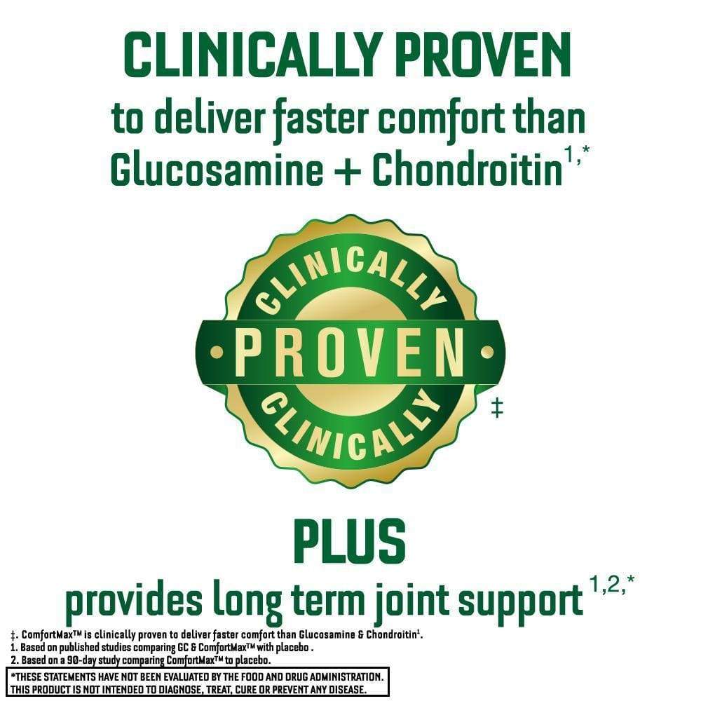 Move-Free Ultra is clinically proven to deliver faster comfort than Glucosamine and Chondroitin