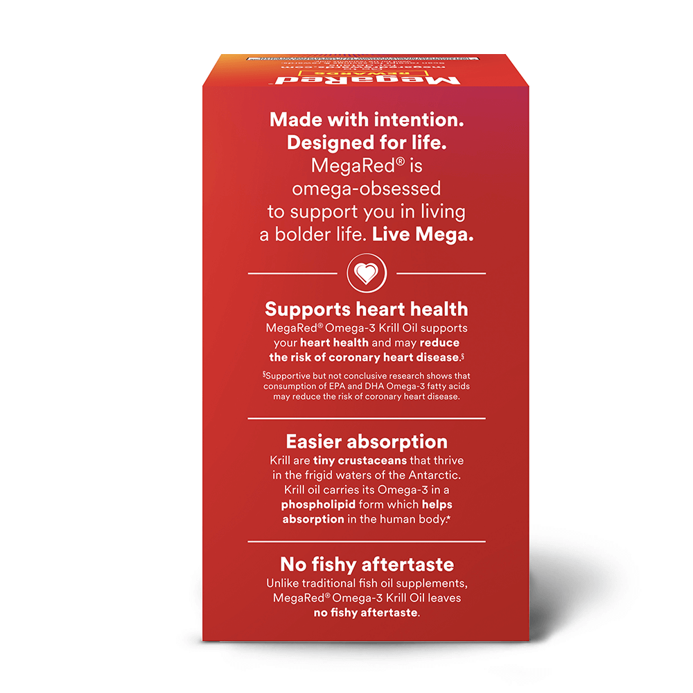 MegaRed Omega-3 Krill Oil Softgels description