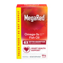 MegaRed Advanced Omega 3 Fish Oil Softgels, 80 included 