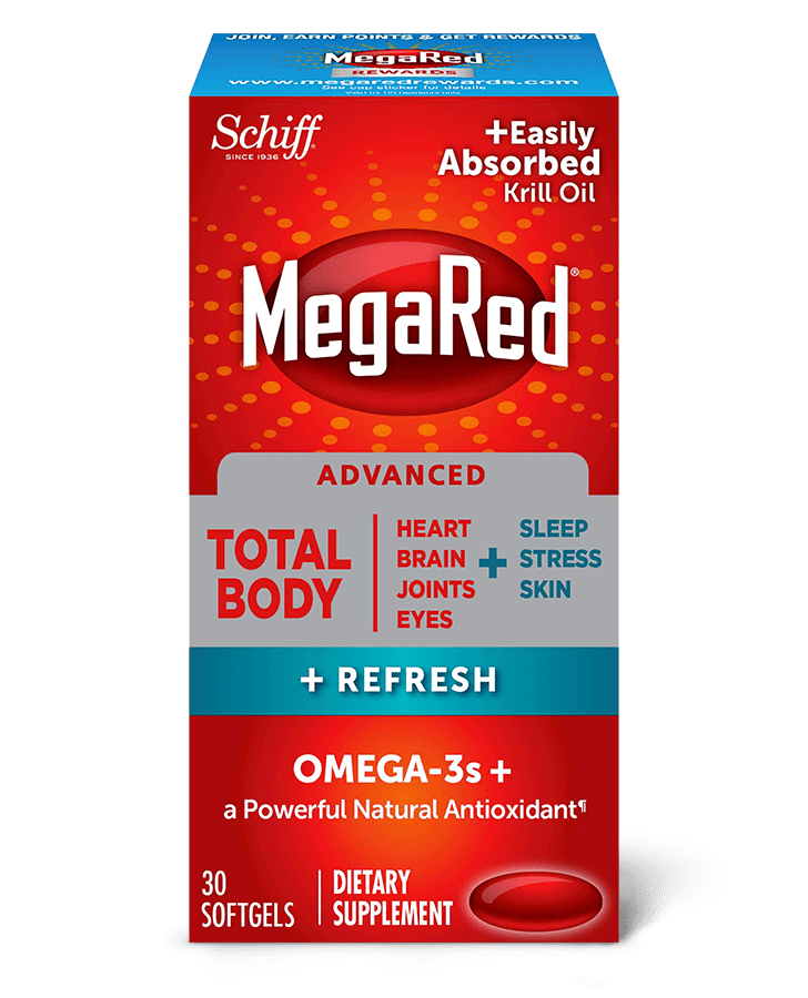 MegaRed Advanced Total Body Softgels, 30 included 